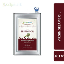 Load image into Gallery viewer, OS16L - SDPMart Virgin Sesame Oil - 16 Litre (1 x 16L)