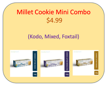 Load image into Gallery viewer, C0 - SDPMart Millet Cookies mini Combo - 300G (3packs) - Exp : 31Dec2025