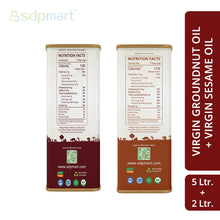 Load image into Gallery viewer, Oil_Combo4 - 7L -- SDPMart Peanut 5L + Sesame 2L
