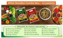 Load image into Gallery viewer, Millet Noodles Combo Box - 12 Packets