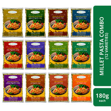 Load image into Gallery viewer, Millet Pastas Combo Box - 12 Packets