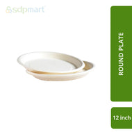 L2 - SDPMart Premium Bagasse Plates - 12