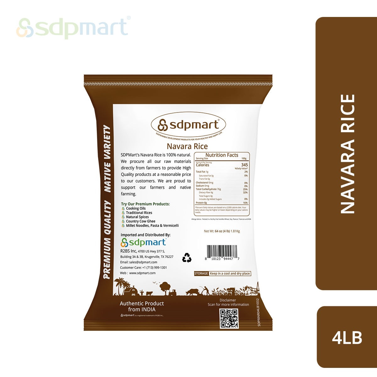 R16 - SDPMart Premium Navara Rice - 4 Lbs – DiyaNaturals