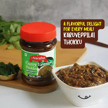Load image into Gallery viewer, Sri Varaha - Curry leaves Thokku/Pickle 300g
