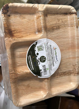 Load image into Gallery viewer, SDPMart Premium Leaf Plates - 12x10&quot; Partition - U3L1 - 25 Nos
