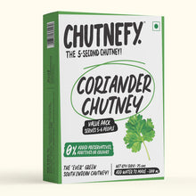 Load image into Gallery viewer, Chutnefy - Coriander Chutney | South Style | Mild | Serves 5 to 6
