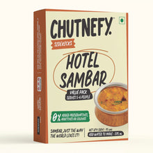 Load image into Gallery viewer, Chutnefy - Hotel Sambar Chutney | Spicy | Serves 5 to 6
