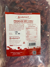 Load image into Gallery viewer, S5 - SDPMart Premium Stemless whole Chilli Medium Hot - 250g
