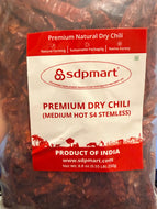 S5 - SDPMart Premium Stemless whole Chilli Medium Hot - 250g