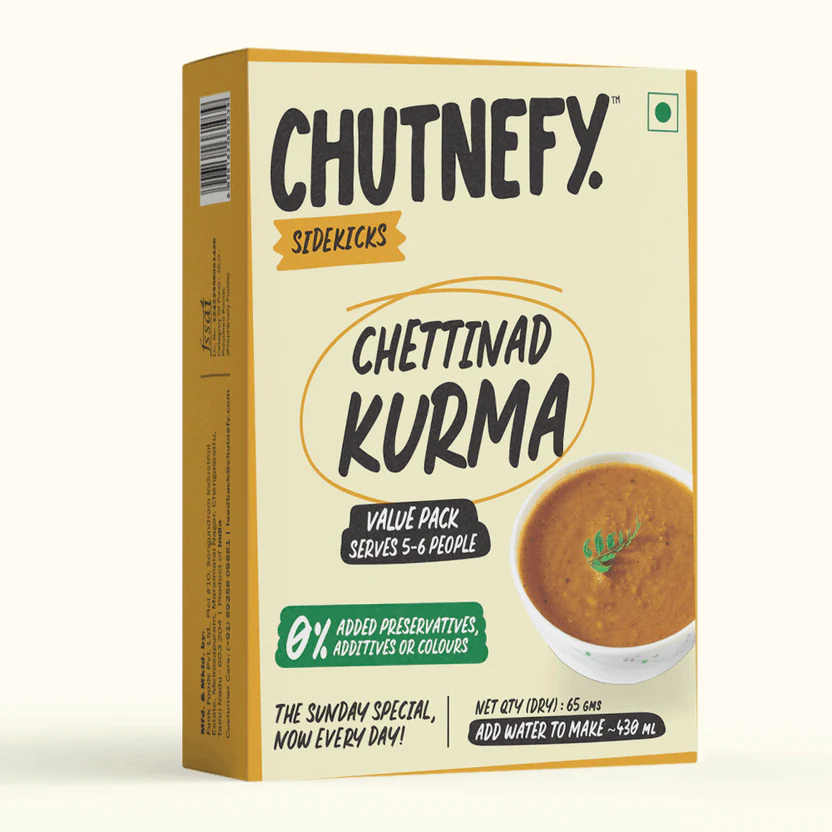 Chutnefy - Chettinad Kurma chutney | Mild | Serves 5 to 6