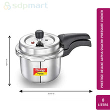 Load image into Gallery viewer, Prestige Stainless Steel Pressure Cooker - 2/3/3.5/4/5/6.5/8/12 Liters
