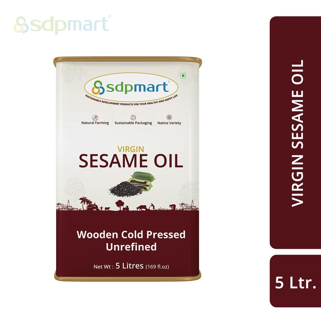 OS5L - SDPMart Virgin Sesame Oil - 5 Litre