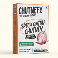 Chutnefy - Spicy Onion (Kara) Chutney | Spicy | Serves 5 to 6