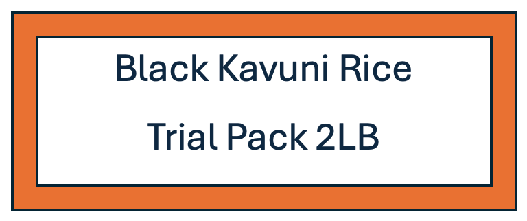 Trial Pack - SDPMart Black Kavuni Rice - 2LB