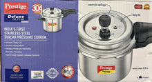 Load image into Gallery viewer, Prestige Stainless Steel Pressure Cooker - 2/3/3.5/4/5/6.5/8/12 Liters
