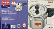 Prestige Stainless Steel Pressure Cooker - 2/3/4/5/6.5/8 Liters