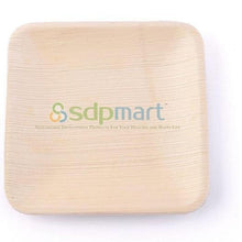 Load image into Gallery viewer, SDPMart Premium Leaf Plates - 10&quot; Square Plates - 25 Nos
