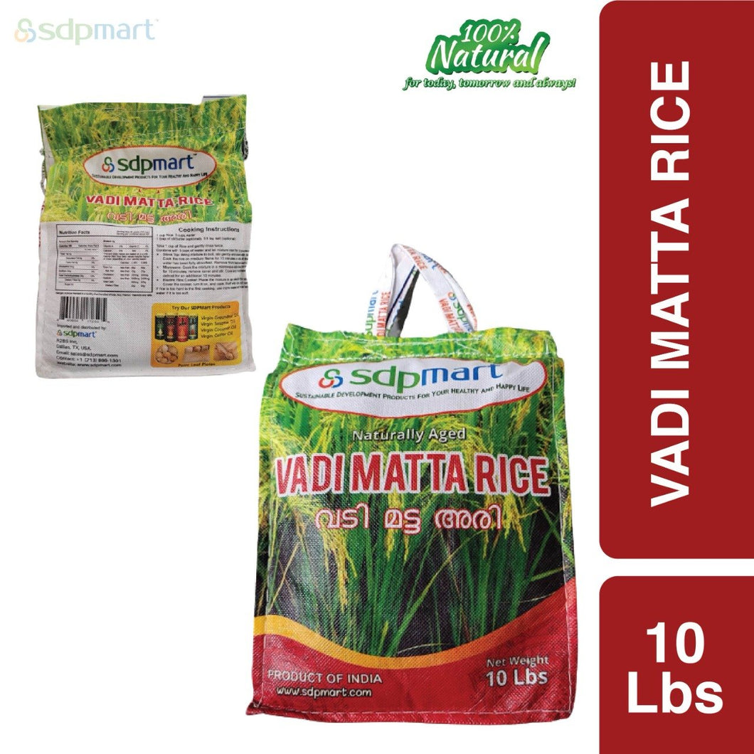 R6 - SDPMart Premium Vadi Matta Rice(Red) 10 Lbs