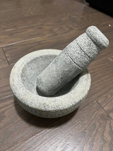 Load image into Gallery viewer, Indian Stone Mortar &amp; Pestle (Idikal) - 7 inch

