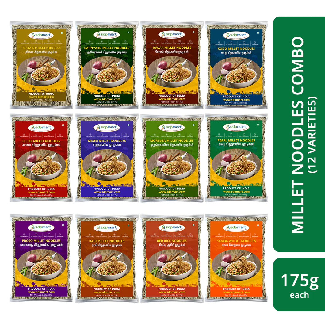 Millet Noodles Combo Box - 12 Packets