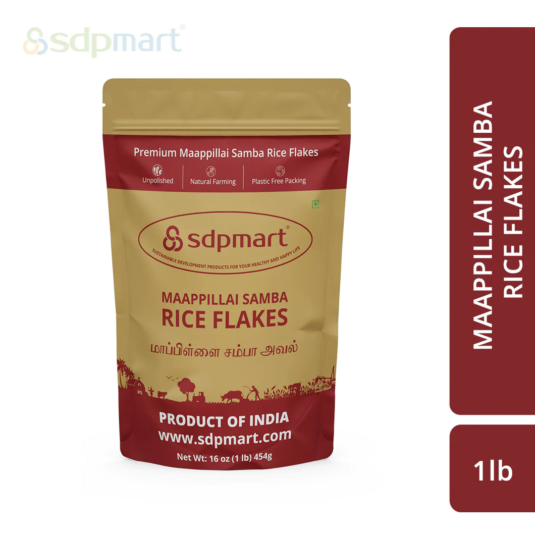 S10 - SDPMart Maappillai Samba Rice Flakes - 1 LB